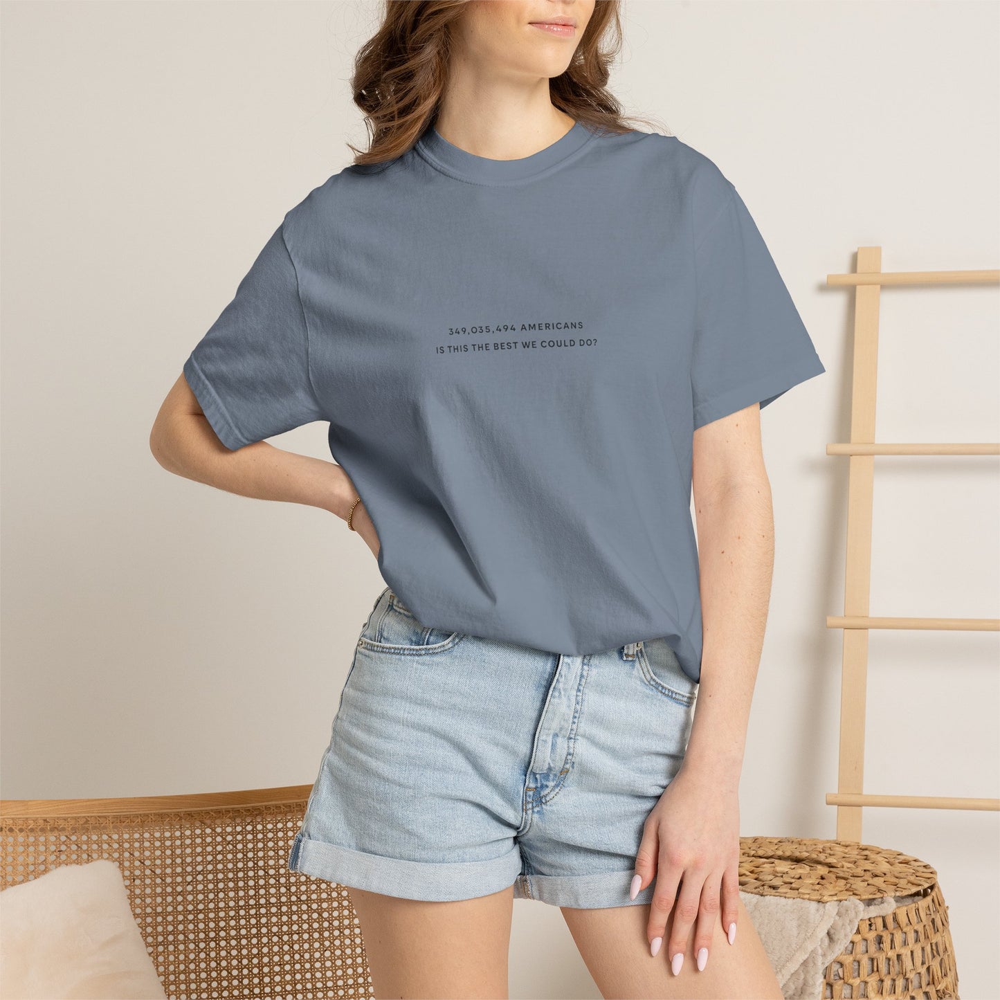 “349,035,494 Americans Is This the Best We Could Do?” T-Shirt | Political Satire