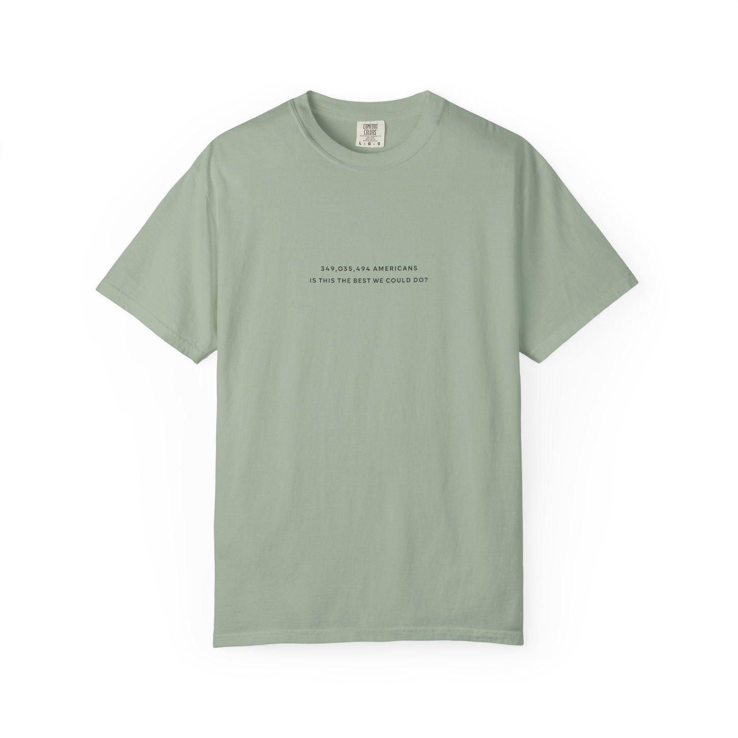 “349,035,494 Americans Is This the Best We Could Do?” T-Shirt | Political Satire