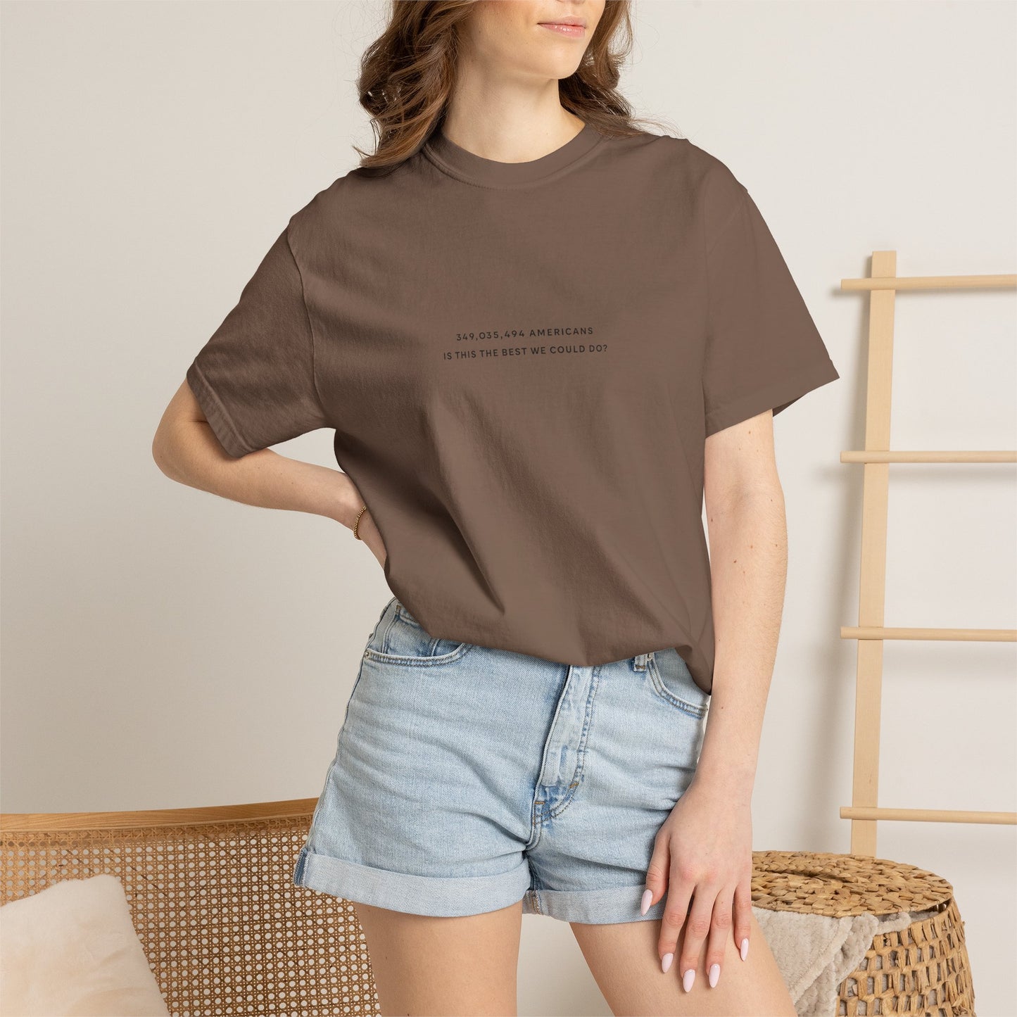 “349,035,494 Americans Is This the Best We Could Do?” T-Shirt | Political Satire