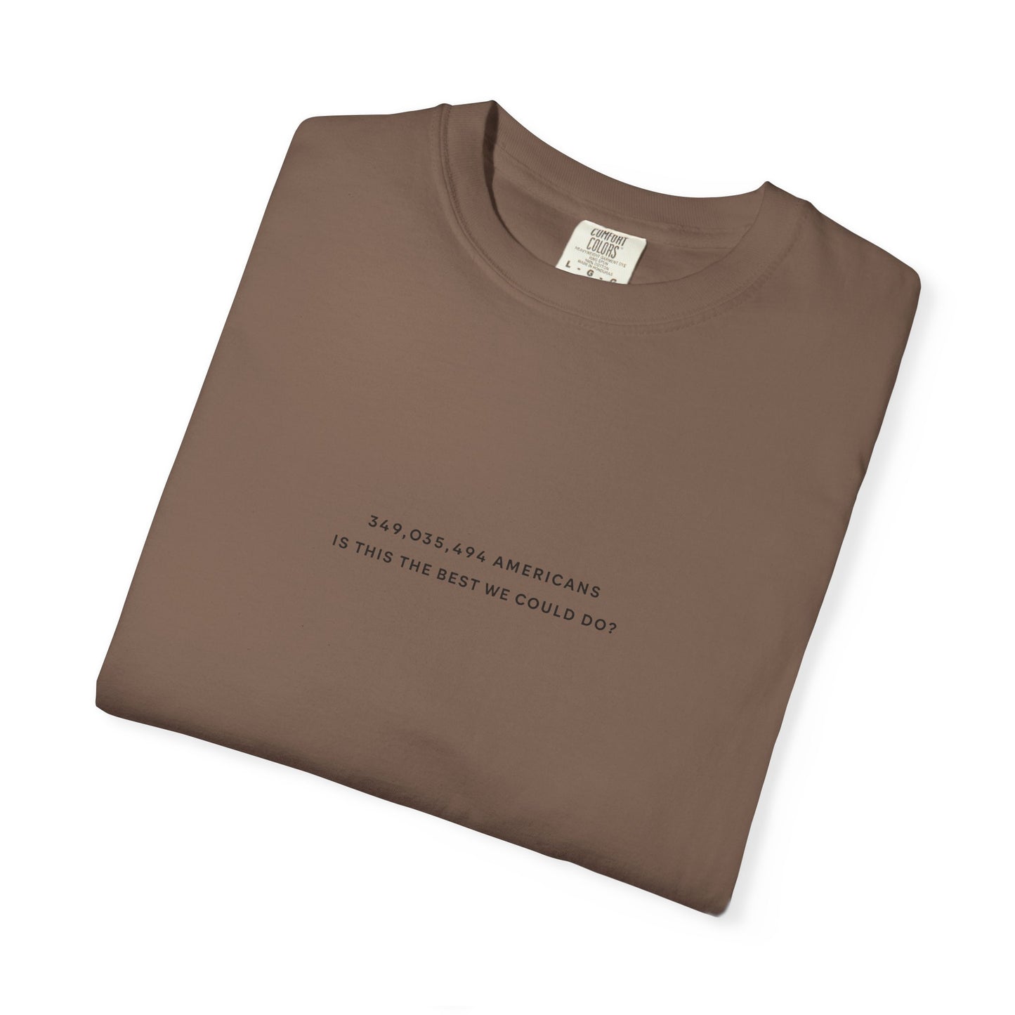 “349,035,494 Americans Is This the Best We Could Do?” T-Shirt | Political Satire