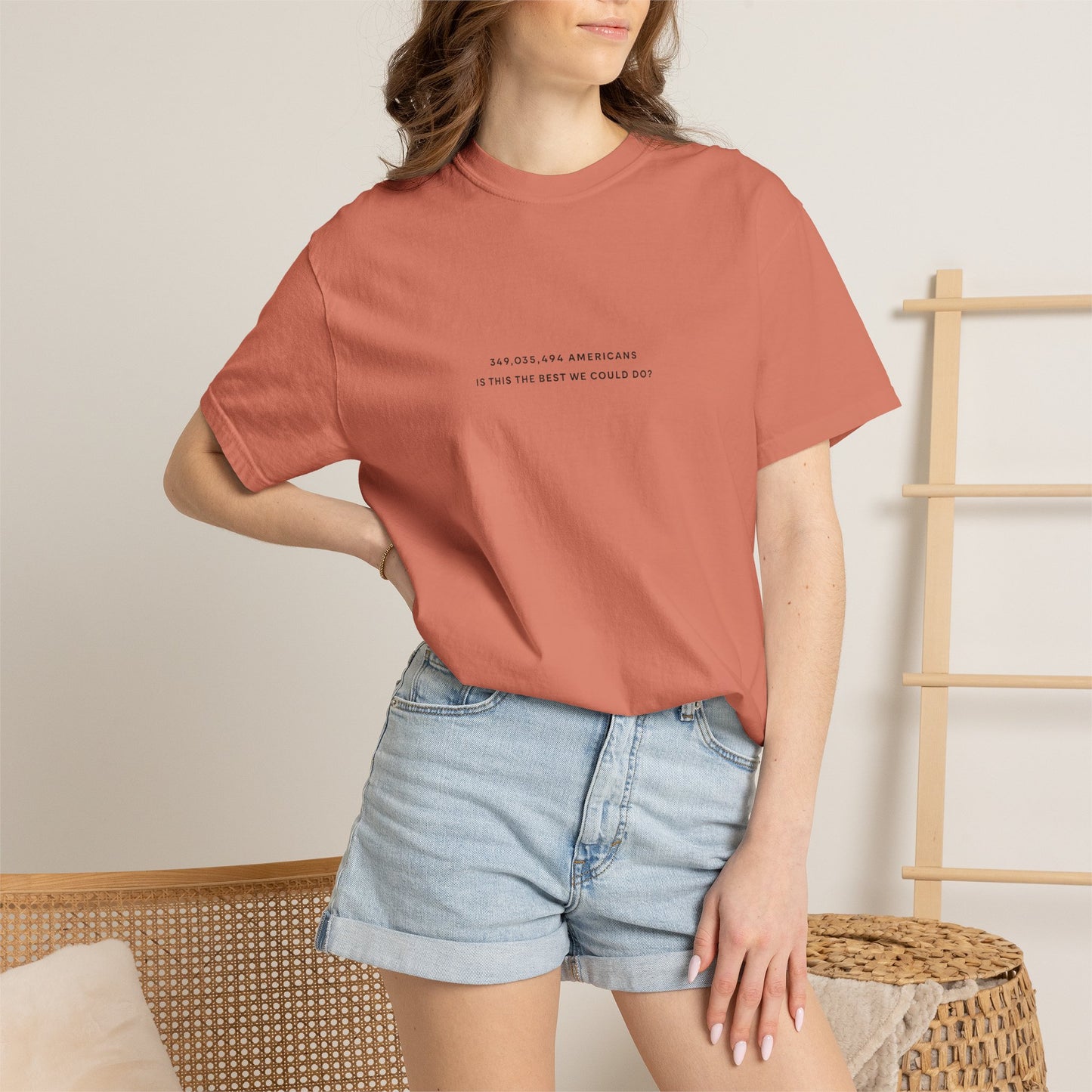 “349,035,494 Americans Is This the Best We Could Do?” T-Shirt | Political Satire