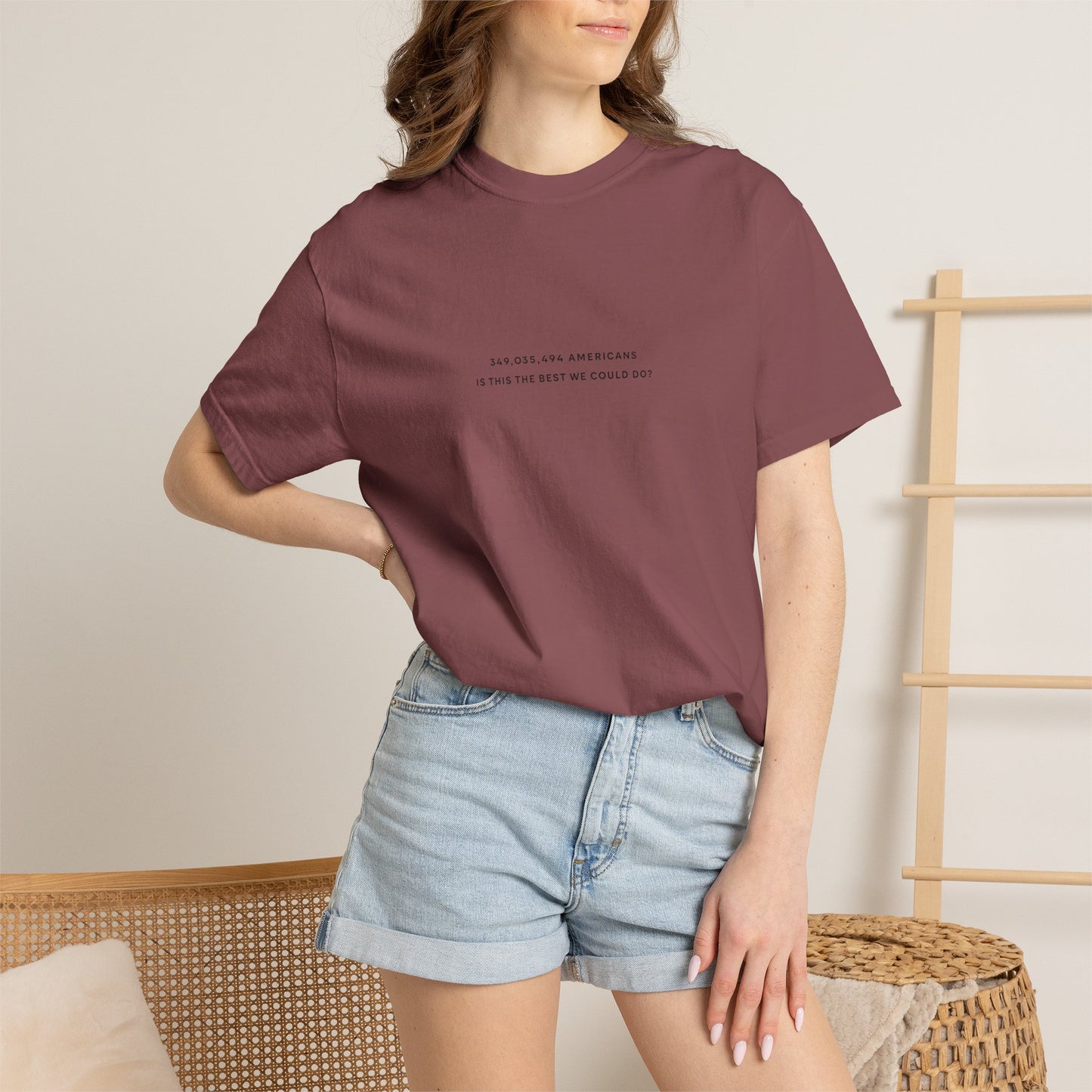 “349,035,494 Americans Is This the Best We Could Do?” T-Shirt | Political Satire