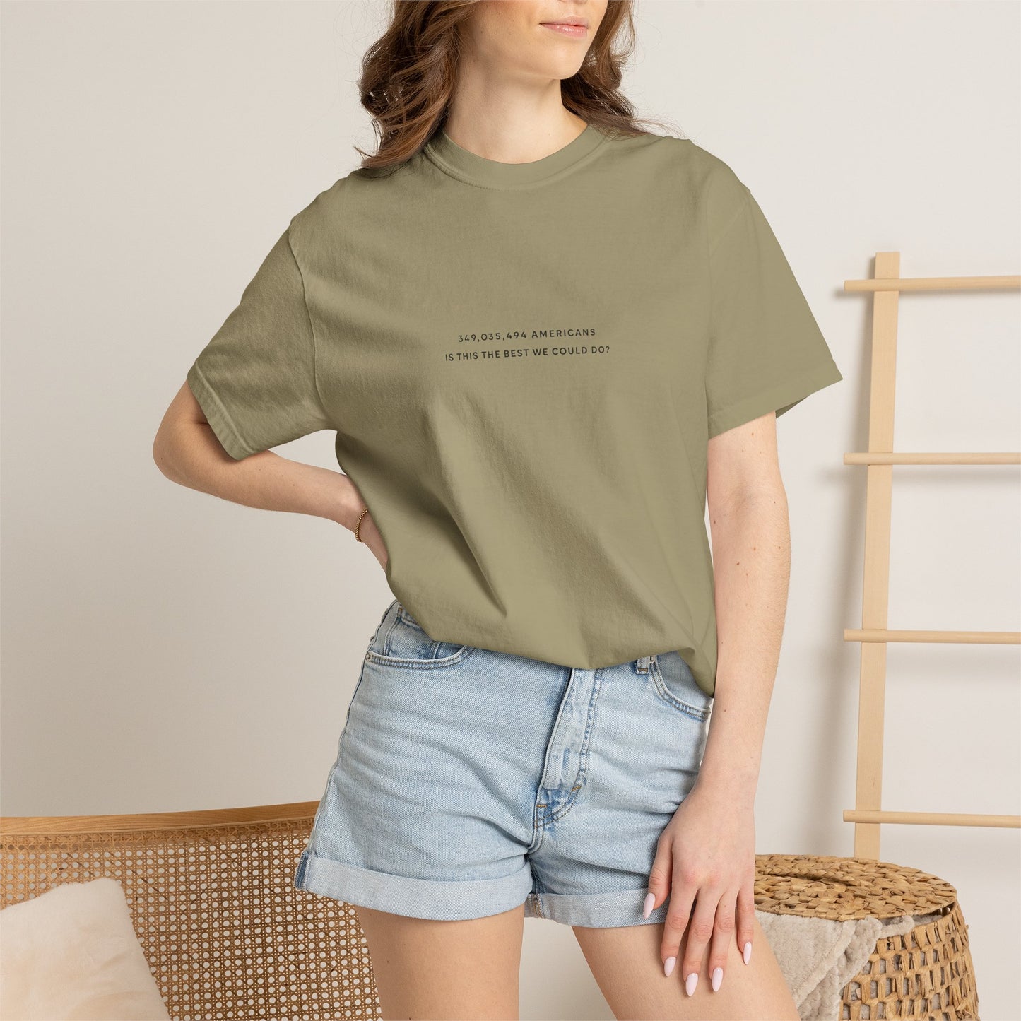 “349,035,494 Americans Is This the Best We Could Do?” T-Shirt | Political Satire