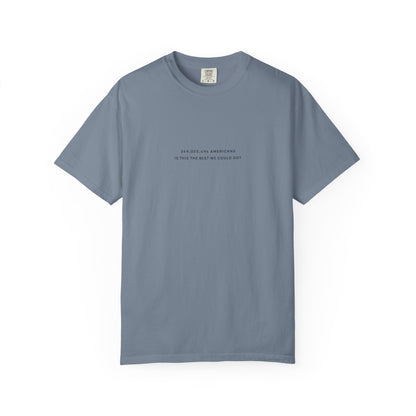 “349,035,494 Americans Is This the Best We Could Do?” T-Shirt | Political Satire